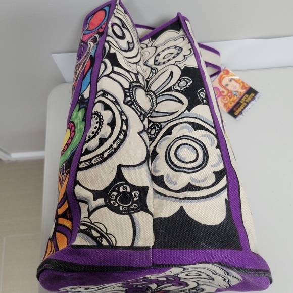 Brighton NWT  Love Groove ll Canvas Tote - Picture 6 of 16